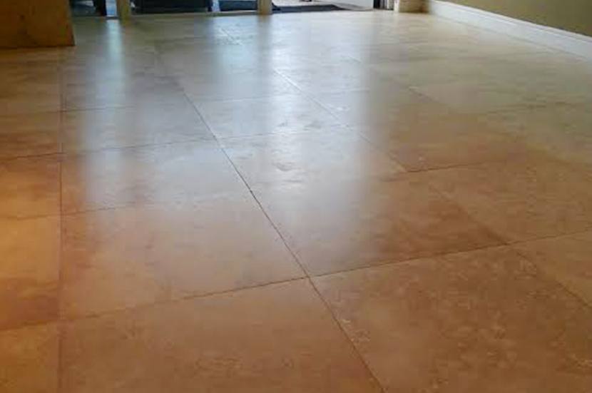 travertine honed repaired sealed after