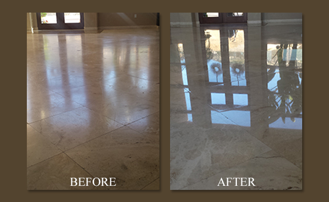 Travertine Floor Restoration Services in San Diego